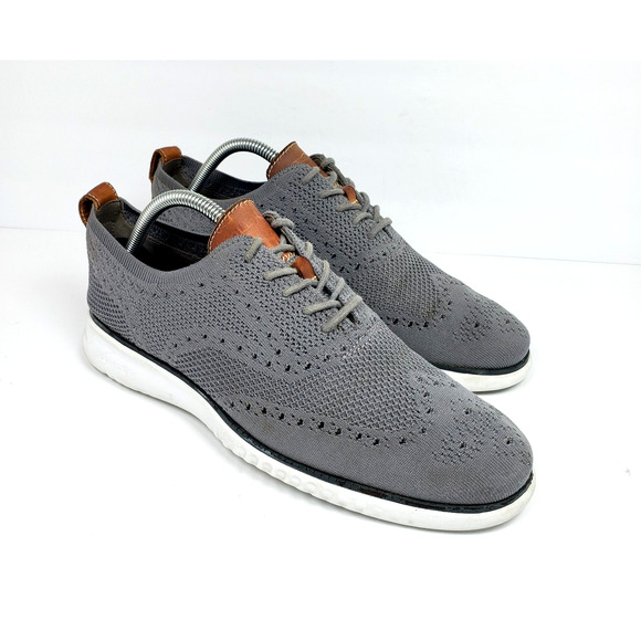 Cole Haan 2.Zerogrand Stitchlite Mens Size 9 Gray Formal Wingtip Oxfords Shoes main image 11